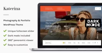 Katerina - Photography & Portfolio WordPress Theme