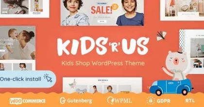 Kids R Us – Toy Store and Kids Clothes Shop Theme