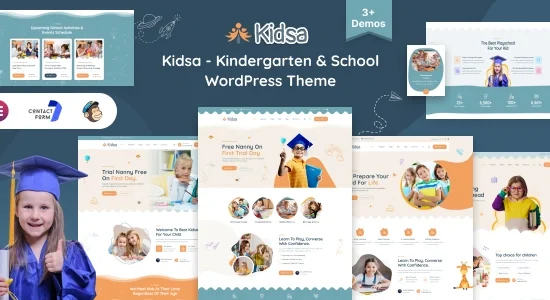 Kidsa - Kindergarten & School WordPress Theme