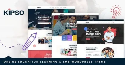 Kipso - Education LMS WordPress Theme