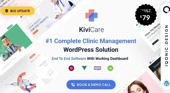 KiviCare Medical Clinic & Patient Management WordPress Solution