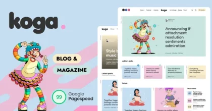 Koga - Blog & Magazine WordPress Theme