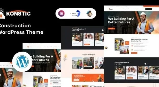 Konstic – Construction WordPress Theme