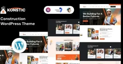 Konstic – Construction WordPress Theme