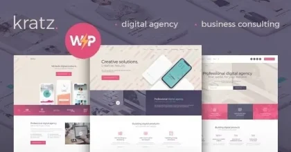 Kratz – Digital Agency Marketing and SEO WordPress Theme
