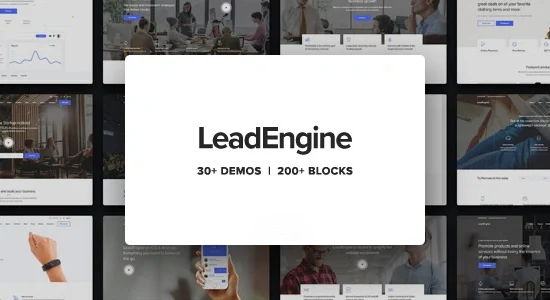 LeadEngine Multi-Purpose WordPress Theme with Page Builder