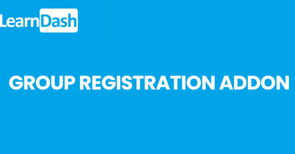 Learn Dash Group Registration Addon