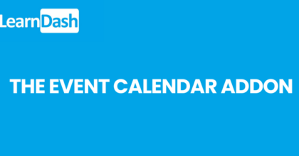 LearnDash LMS The Events Calendar Integration