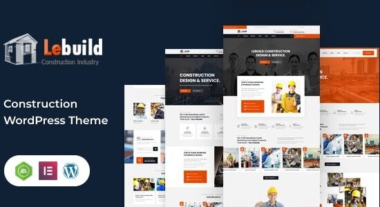 Lebuild Construction Industry Company WordPress Theme