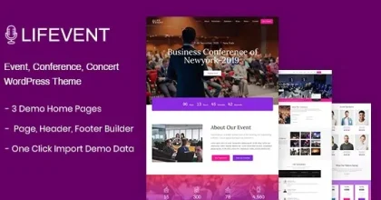 Lifevent Event Conference WordPress Theme
