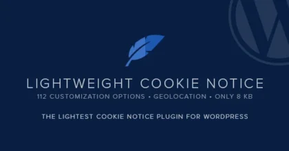 Lightweight Cookie Notice