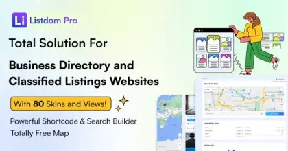 Listdom Pro Business Directory and Classified Ads Listings WordPress Plugin