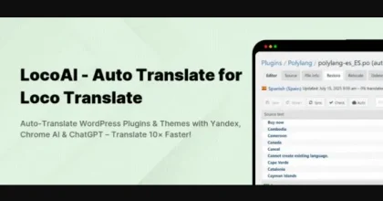 LocoAI - Auto Translate for Loco Translate (Pro)