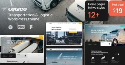 Logico – Transportation & Logistics WordPress Theme