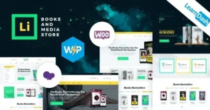 Lorem Ipsum – Books & Media Store WordPress Theme