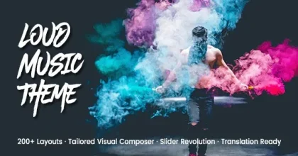 Loud – A Modern WordPress Theme for the Music Industry