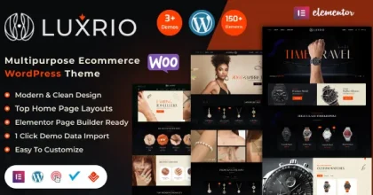 Luxrio – eCommerce Jewellery & Fashion WordPress Theme