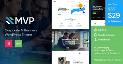 MVP – Finance WordPress Theme