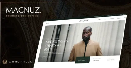 Magnuz - Business WordPress Theme