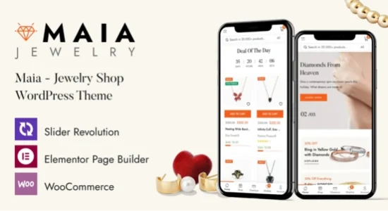 Maia Jewelry Shop WordPress Theme