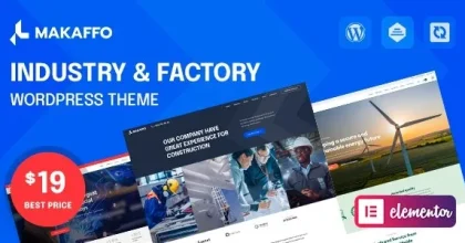 Makaffo – Industry & Factory WordPress Theme
