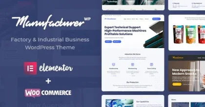 Manufacturer – Factory Industrial Theme