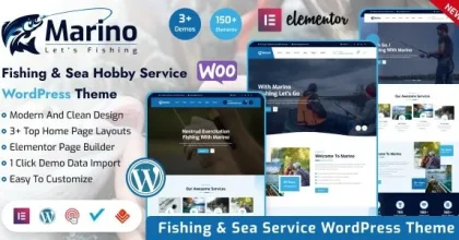 Marino - Fishing & Sea Hobby WordPress Theme