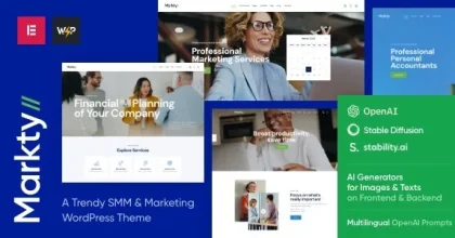Markty – SMM & Marketing WordPress Theme