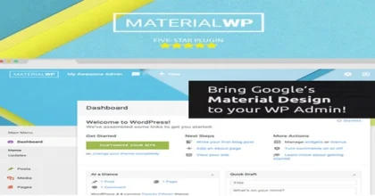 Material-WP-Material-Design-Dash