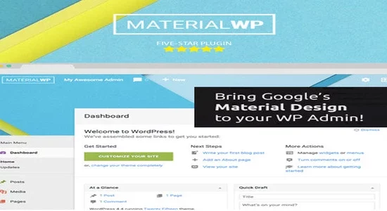 Material-WP-Material-Design-Dash