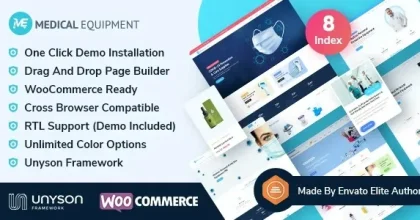 Medical Equipment - eCommerce WordPress Theme