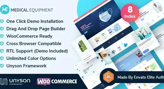 Medical Equipment - eCommerce WordPress Theme