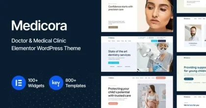 Medicora – Doctor & Medical Clinic Elementor WordPress Theme