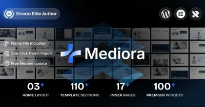 Mediora – Doctor & Medical Clinic Elementor WordPress Theme