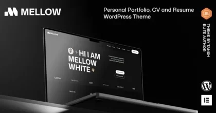 Mellow - Personal Portfolio WordPress Theme