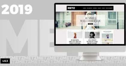 Metz – A Fashioned Editorial Magazine Theme