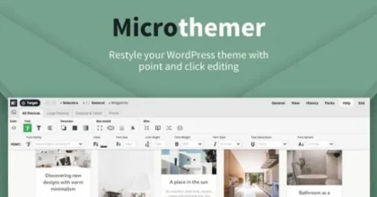 Microthemer - WordPress Visual CSS Editor