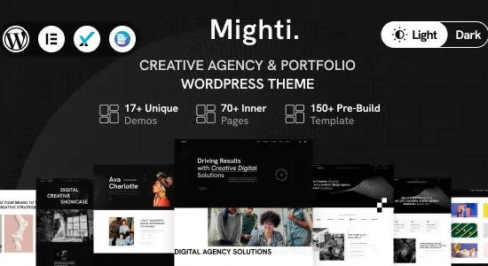 Mighti - Creative Agency & Portfolio WordPress Theme