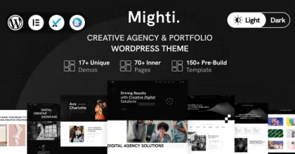 Mighti - Creative Agency & Portfolio WordPress Theme