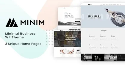 Minim – Minimal WordPress Theme