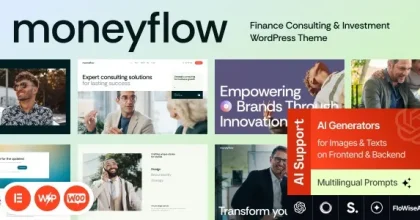 MoneyFlow - Finance Consulting & Investment WordPress Theme