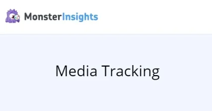 MonsterInsights Media Tracking