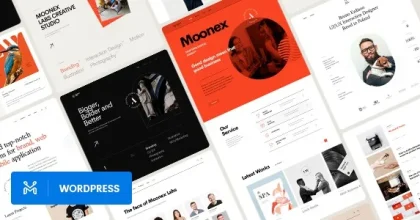 Moonex - Agency & Portfolio WordPress Theme