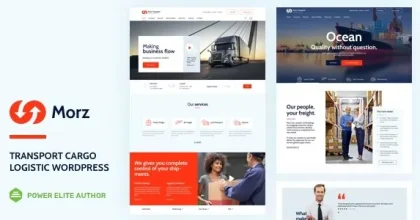 Morz 18 – Transportation WordPress Theme