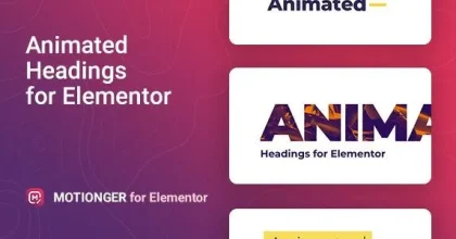 Motionger - Animated Heading for Elementor
