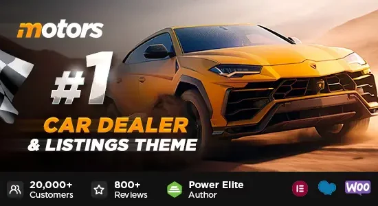 Motors Car Dealer, Rental & Listing WordPress theme