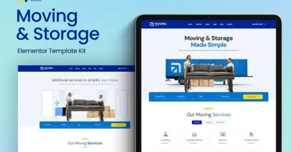 MovingExpress - Moving & Storage Company Elementor Template Kit