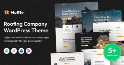 Muffle – Roofing Company WordPress Theme
