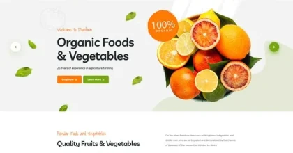 Munfirm – Organic Food Store WordPress Theme
