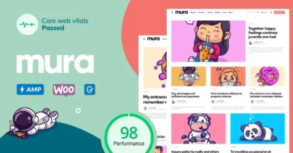 Mura WordPress Theme for Content Creators